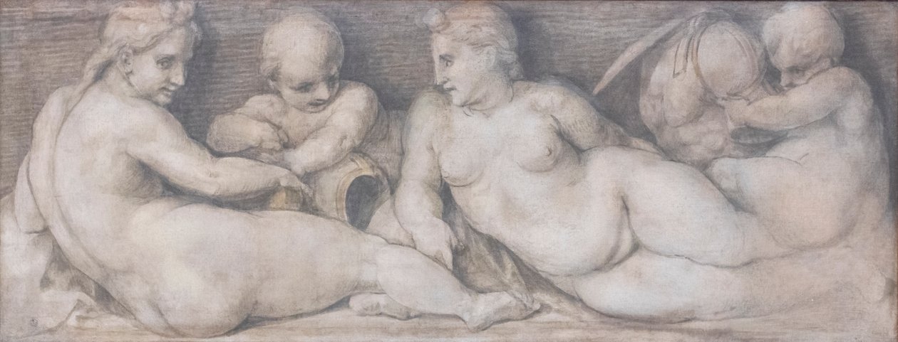 古典风格的人物场景 作者 安德里亚·德尔·萨托（Andrea del Sarto）
