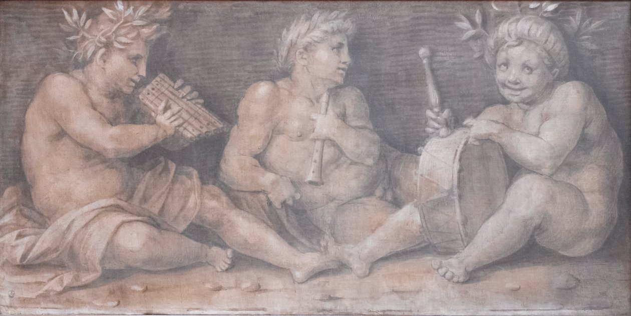 古典风格人物场景 作者 安德里亚·德尔·萨托（Andrea del Sarto）