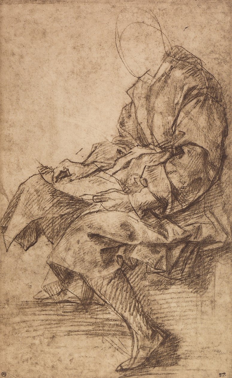 研究男性形象 作者 安德里亚·德尔·萨托（Andrea del Sarto）
