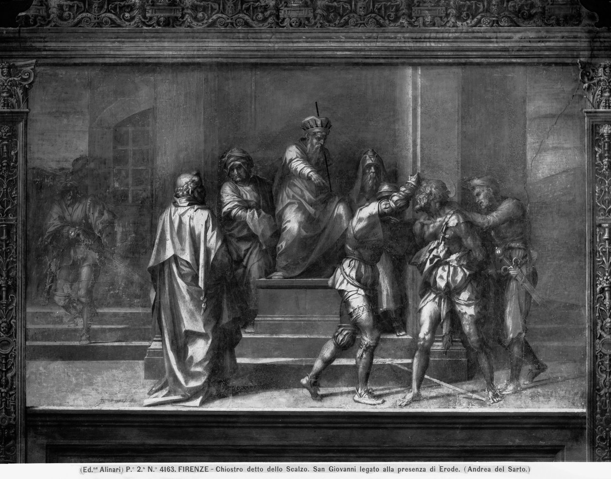 逮捕圣约翰，约 1520 年（壁画） 作者 安德里亚·德尔·萨托（Andrea del Sarto）