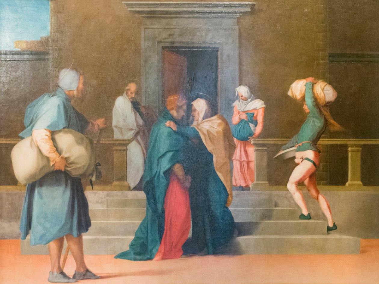 1524 年之后的访问 作者 安德里亚·德尔·萨托（Andrea del Sarto）