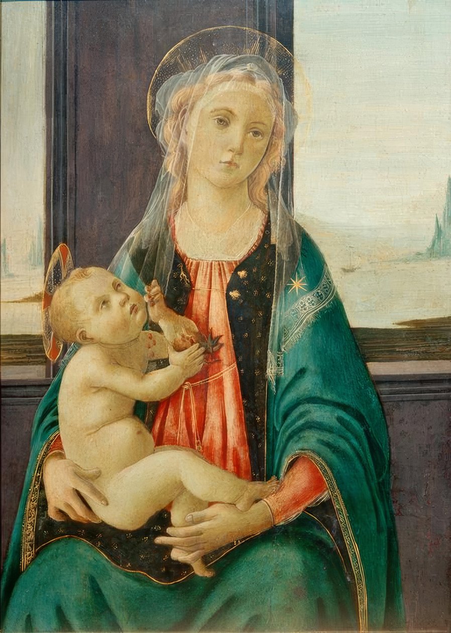 麦当娜·米特·金德（Madonna of the Sea） 作者 安德里亚·德尔·弗罗基基奥