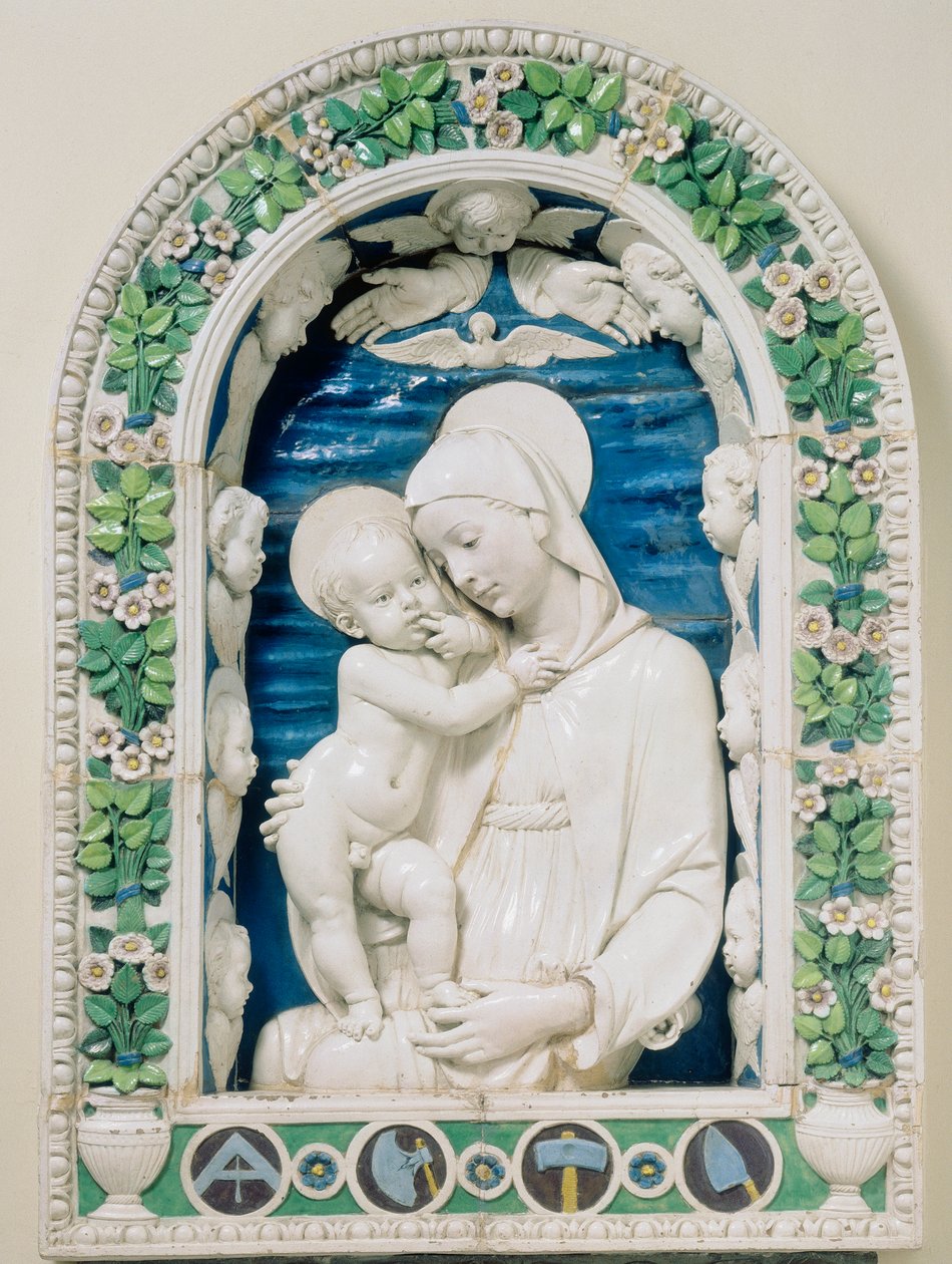 建筑师的麦当娜：Andrea della Robbia 的作品 作者 安德里亚·德拉·罗比亚