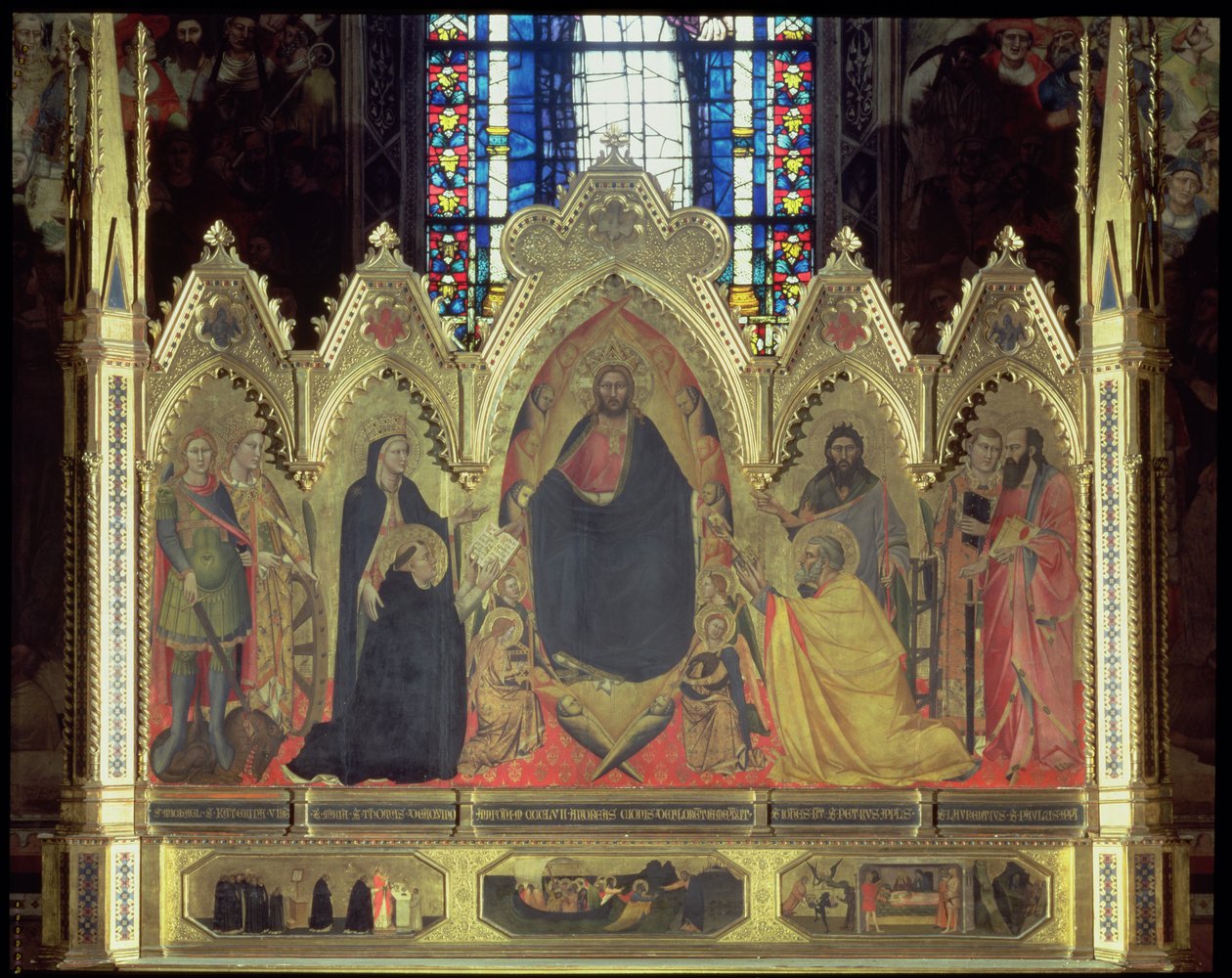 Strozzi Altarpiece，1357（面板）（详见75592-6） 作者 安德里亚·迪·西奥内·奥卡尼亚