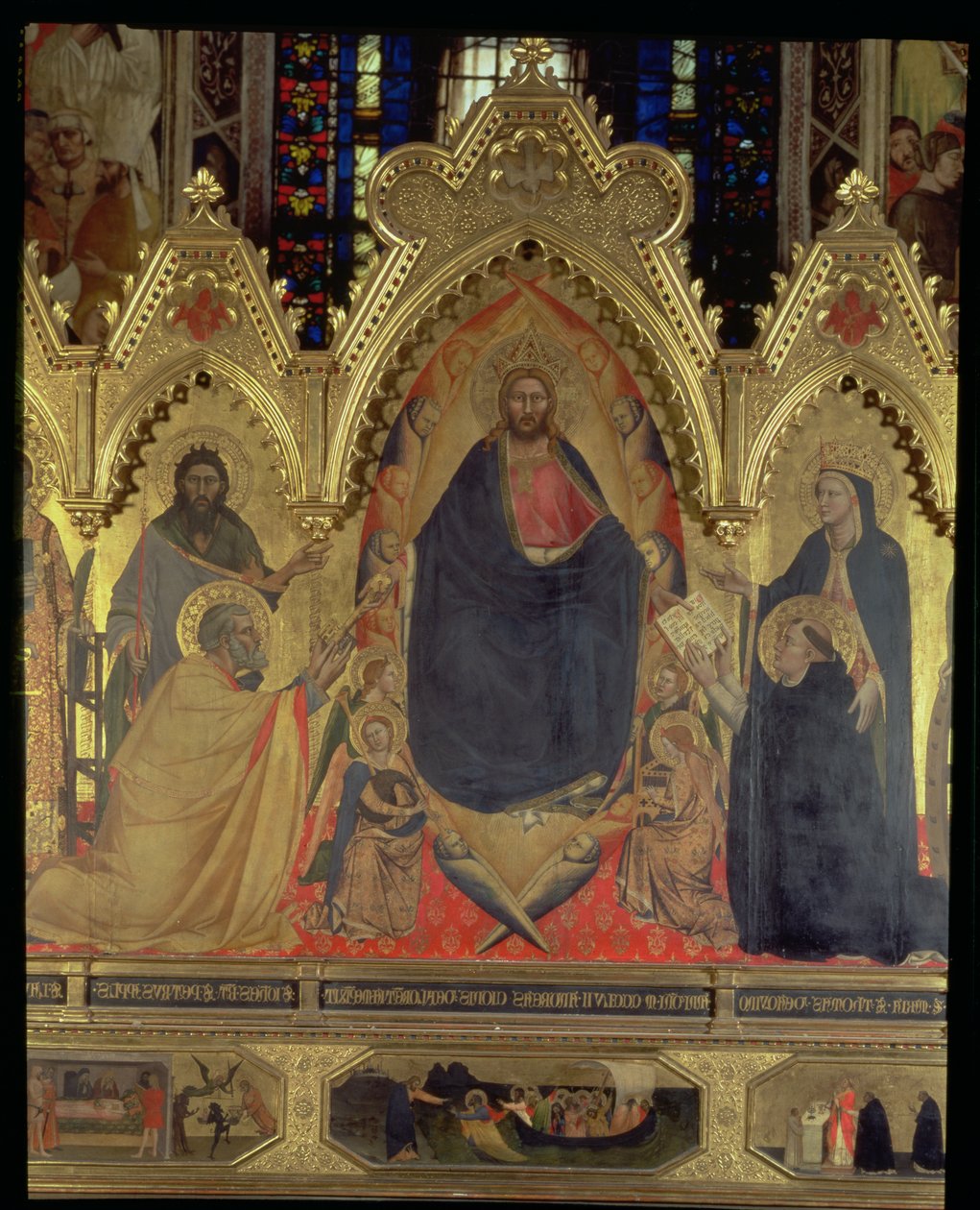 Strozzi Altarpiece，1357面板细节72246 作者 安德里亚·迪·西奥内·奥卡尼亚