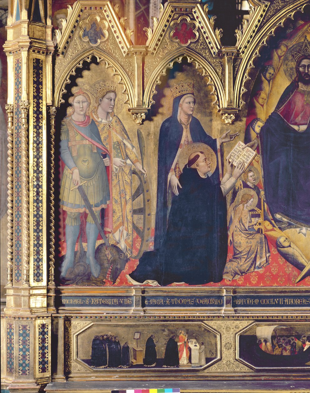 Strozzi Altarpiece，1357面板细节72246 作者 安德里亚·迪·西奥内·奥卡尼亚