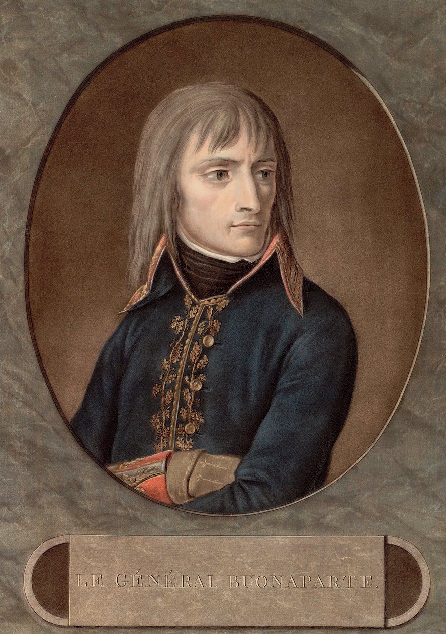 the General Bonaparte in 1798 - engraving by Andrea Appiani (1754-1817) - 作者 安德里亚（后）阿皮亚尼