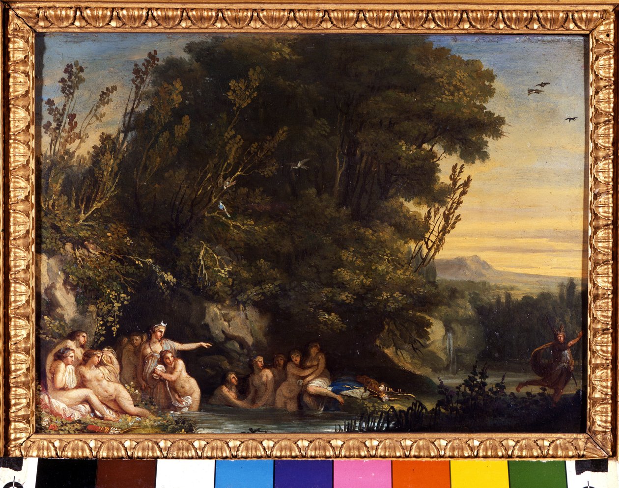 黛安和阿克顿。 Andrea Appiani (1754-1817) 米兰的绘画 作者 安德里亚·阿皮亚尼长老