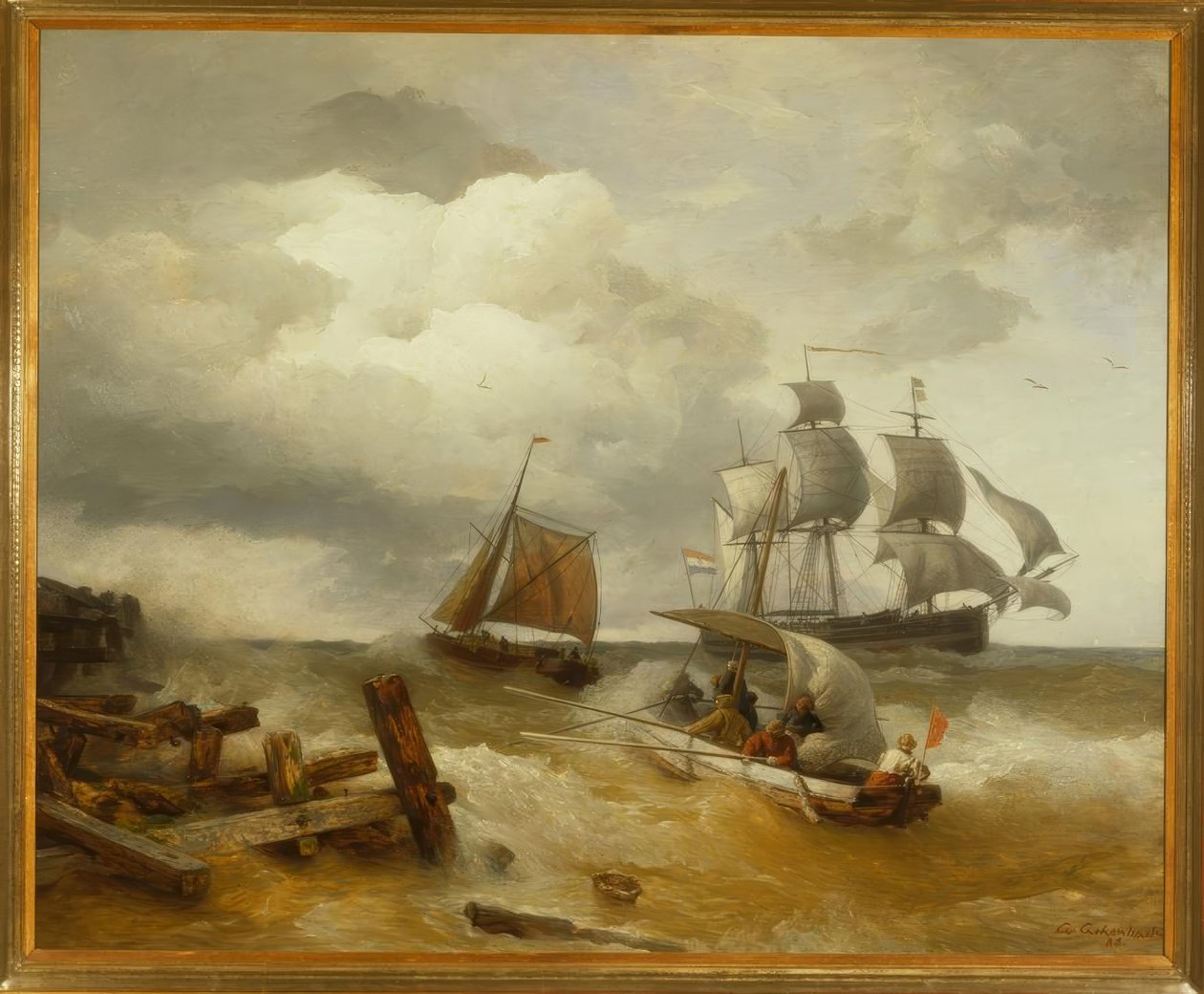 A.Achenbach，海军陆战队 作者 安德烈亚斯·阿亨巴赫（Andreas Achenbach）