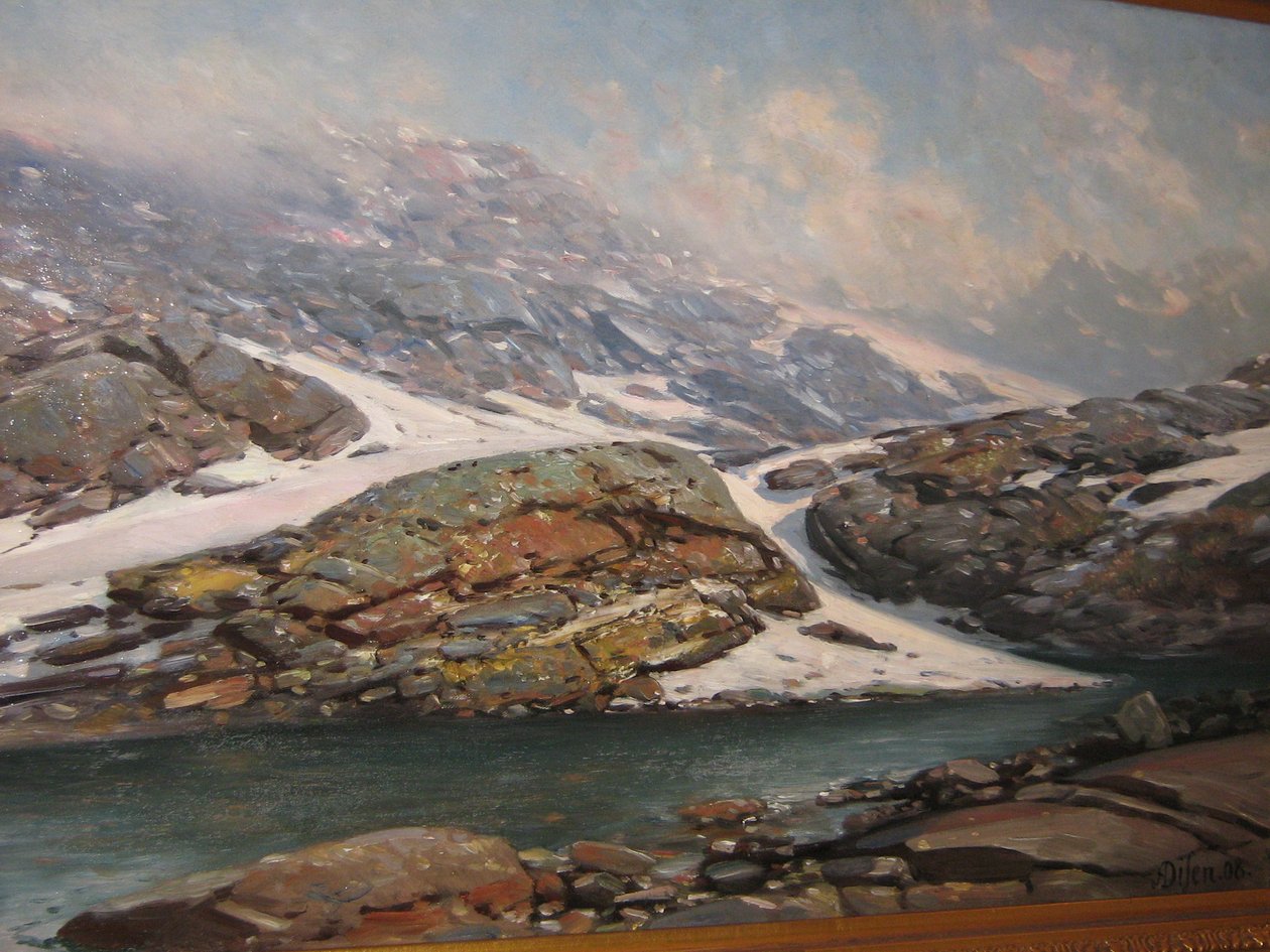 来自Jotunheimen，Melkedalen 作者 安德烈亚斯·爱德华·迪森