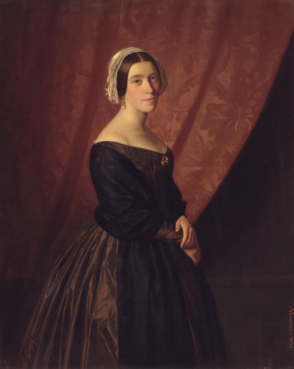 Thora Hunæus, née Garbrecht, 艺术家的妻子 作者 安德烈亚斯·赫尔曼·胡内乌斯