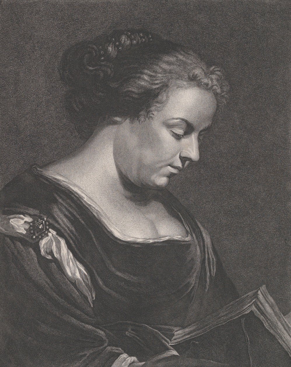 伊莎贝拉-布兰特的肖像，鲁本斯的第一任妻子，1799-1810。 作者 安德烈亚斯·路德维希·比塞尔
