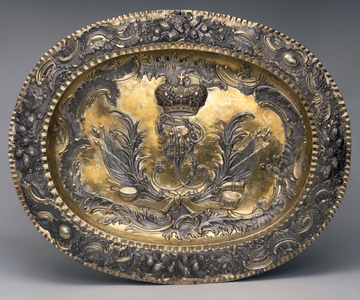 与凯瑟琳二世的会标，1762年（银） 作者 Andrei和Polozov，Aleksei Gerassimov