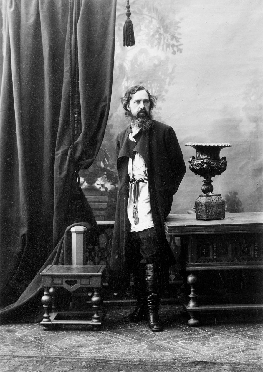 彼得·德米多夫（Pyotr Demidov），俄罗斯发薪局长，1880年代 作者 安德烈·奥西波维奇·卡列林
