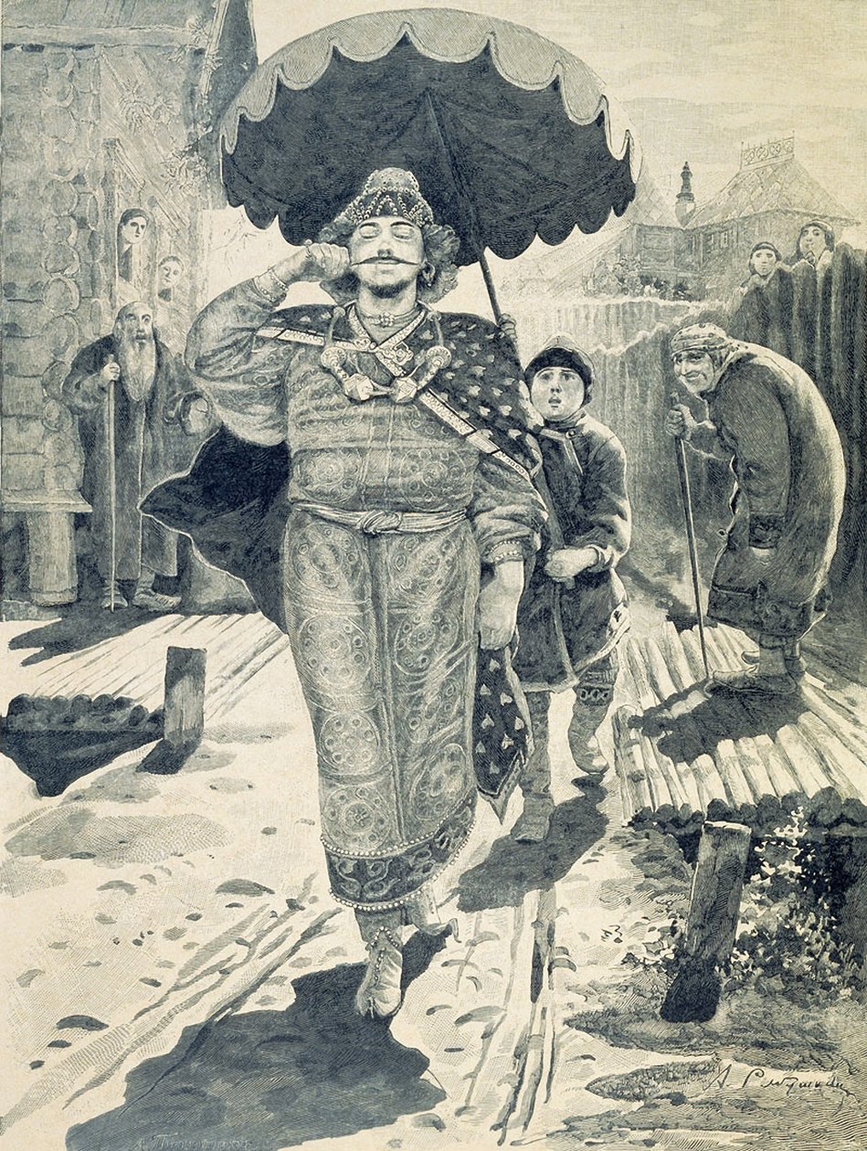 丘拉·普林科维奇（Churila Plyonkovich），1895年 作者 安德烈·彼得罗维奇·里亚布什金