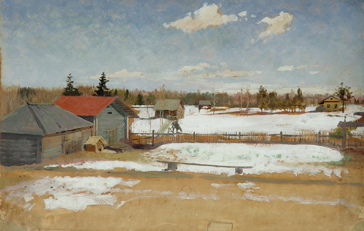 Tumenev&39;s Estate，c.1890-95 作者 安德烈·彼得罗维奇·里亚布什金