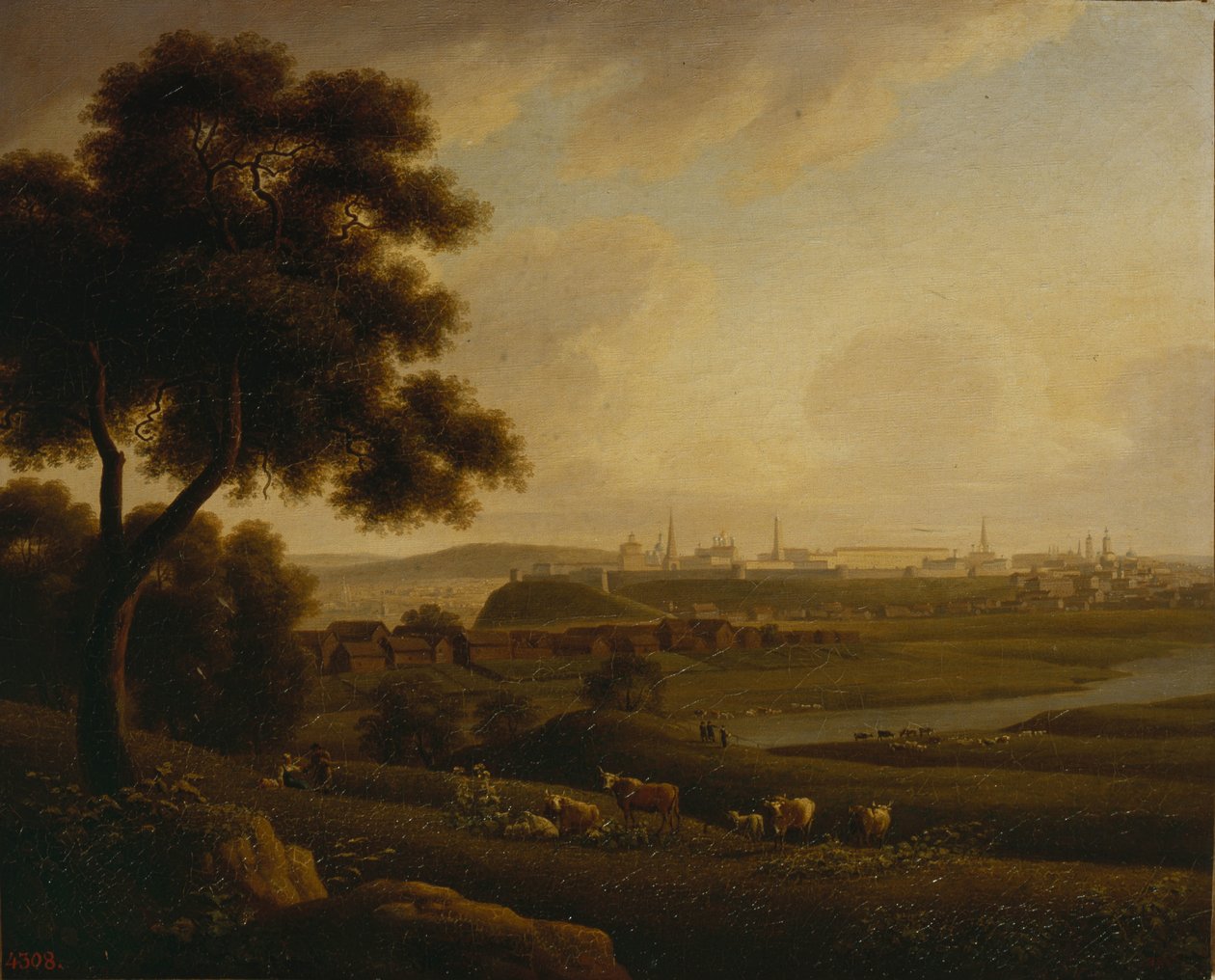 喀山景观，1816年 作者 安德烈·叶菲莫维奇·马蒂诺夫（Andrei Yefimovich Martynov）