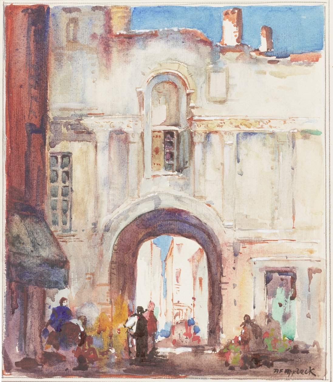 Beaucaire（bodycolour） 作者 安德鲁·阿弗莱克