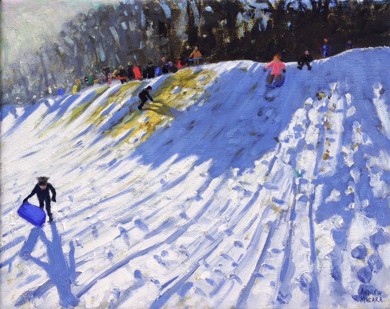 第二洞Allestree高尔夫球场，德比，2015， 作者 安德鲁·马卡拉（Andrew Macara）