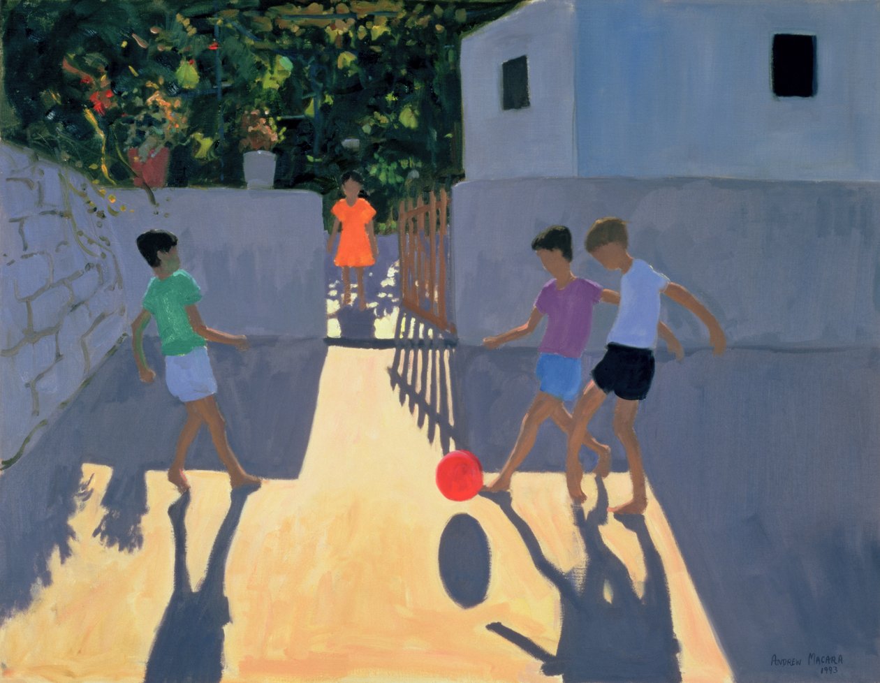 足球运动员，科斯，1993年 作者 安德鲁·马卡拉（Andrew Macara）