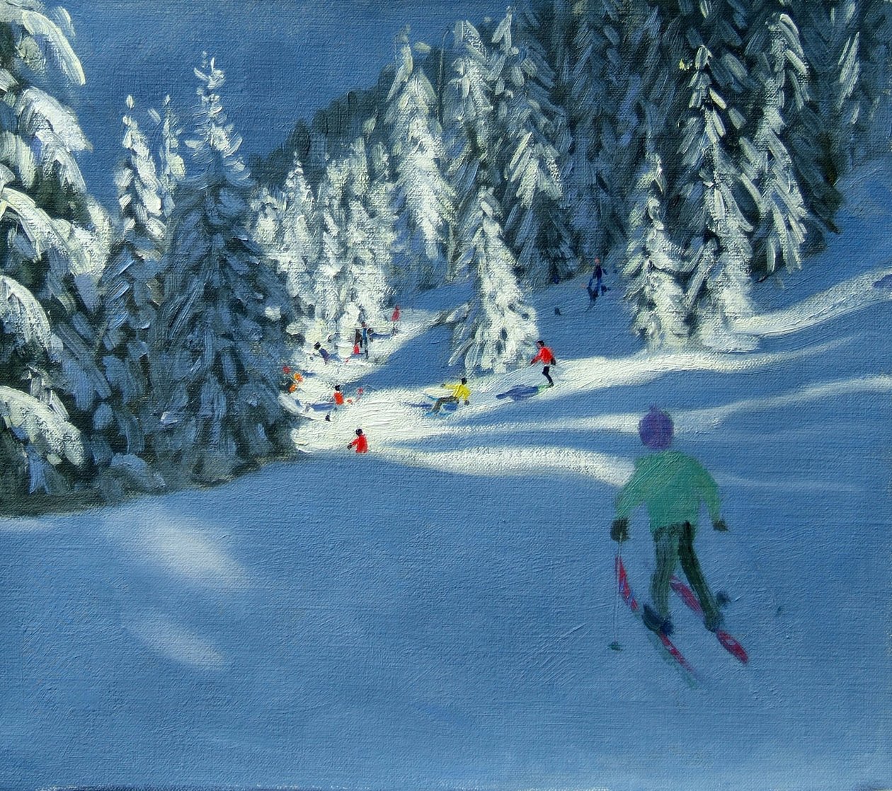 新鲜的雪，Morzine，法国 作者 安德鲁·马卡拉（Andrew Macara）