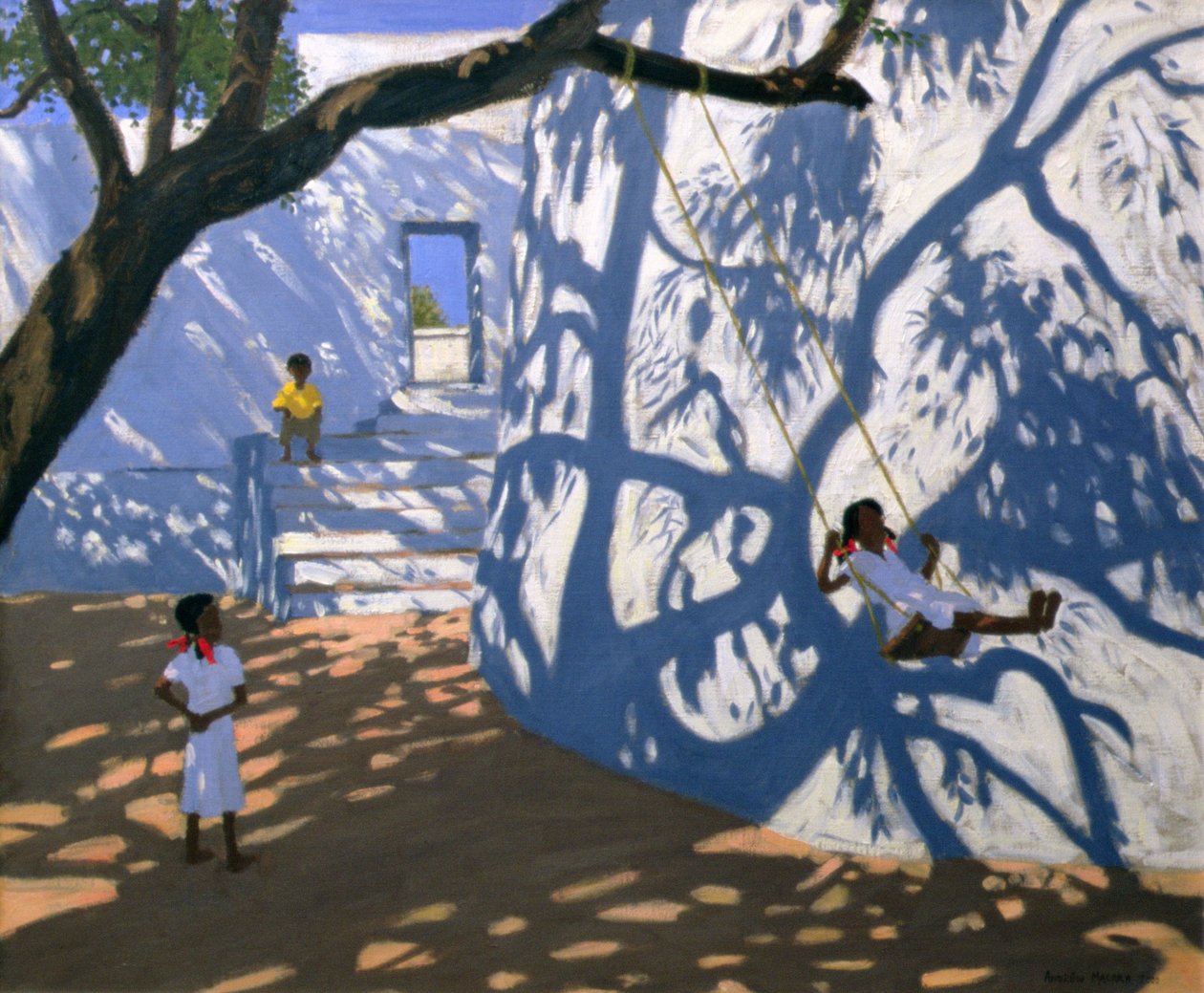 摇摆的女孩，印度，2000年 作者 安德鲁·马卡拉（Andrew Macara）