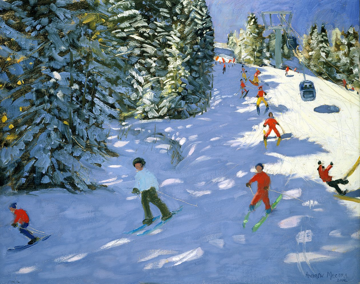 2004年，奥地利阿尔卑斯山的缆车 作者 安德鲁·马卡拉（Andrew Macara）