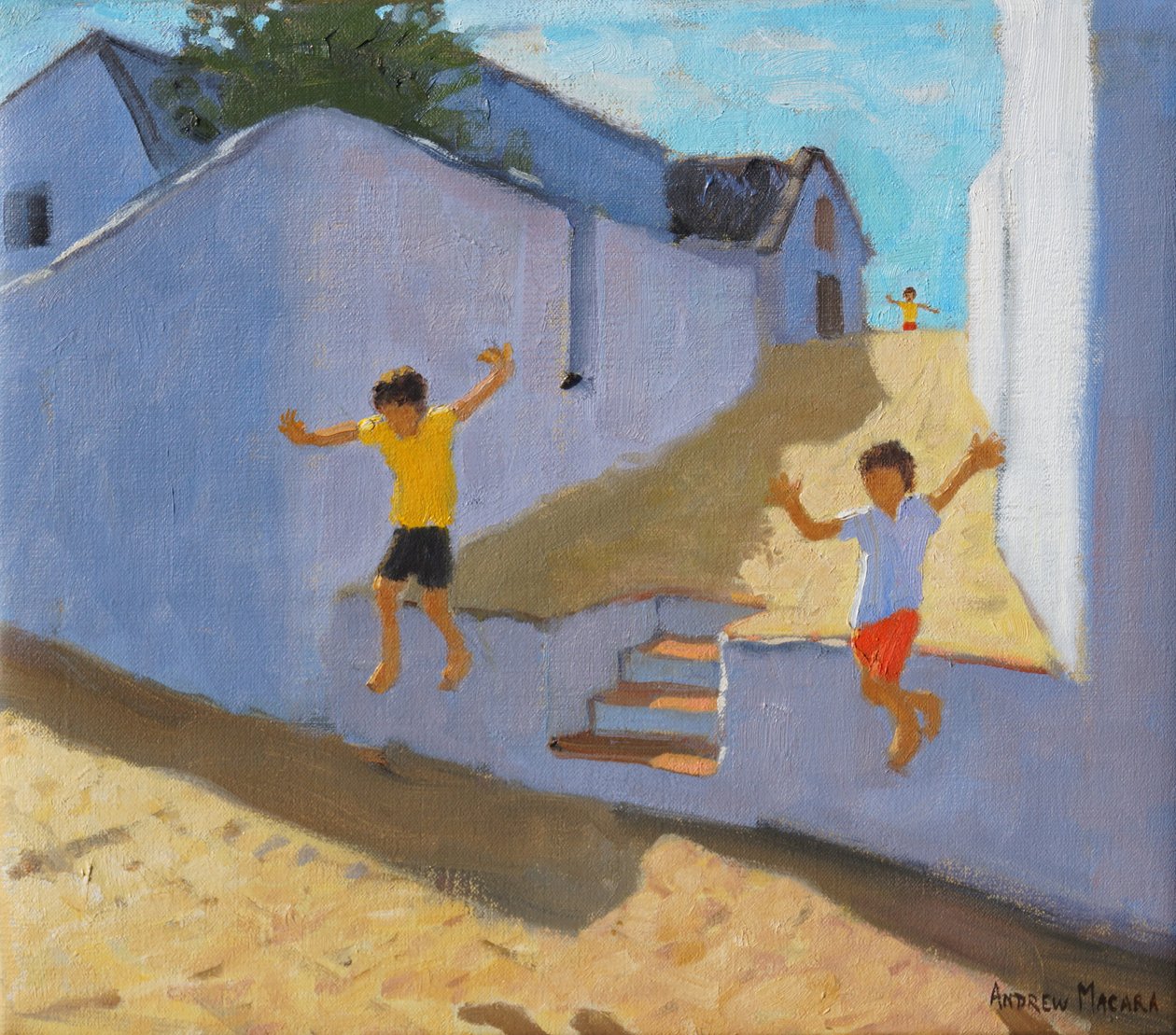 跳下墙，Mykonos，2015， 作者 安德鲁·马卡拉（Andrew Macara）