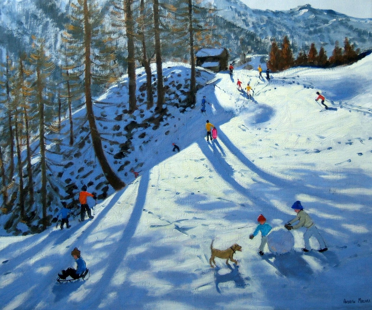 大雪球，采尔马特 作者 安德鲁·马卡拉（Andrew Macara）