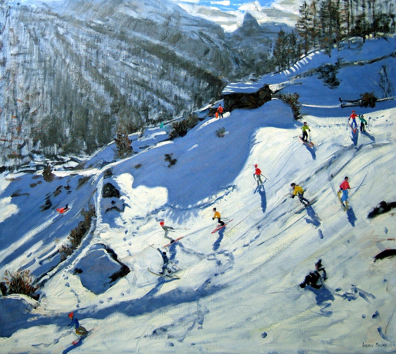 马特宏峰，采尔马特 作者 安德鲁·马卡拉（Andrew Macara）