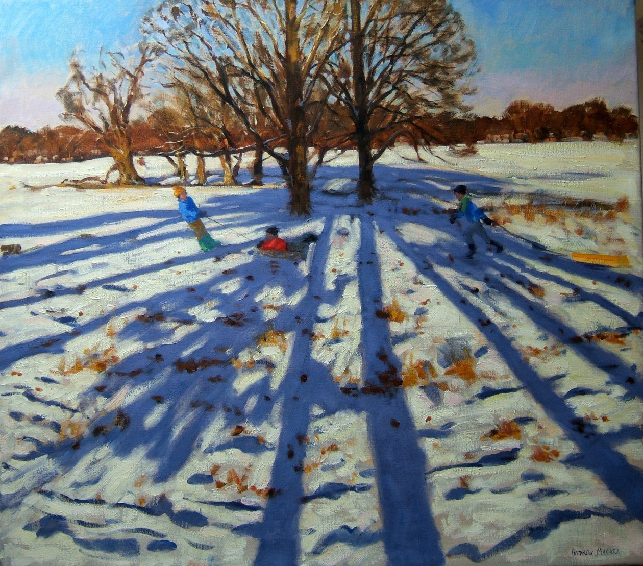 仲冬，卡尔克修道院，德比郡 作者 安德鲁·马卡拉（Andrew Macara）