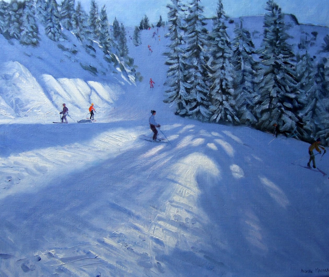 Morzine，滑雪道 作者 安德鲁·马卡拉（Andrew Macara）