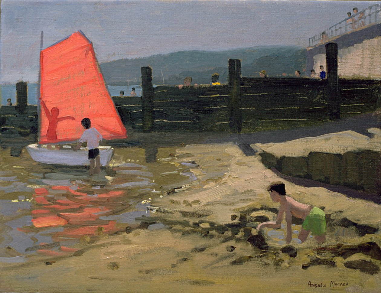 红帆，怀特岛 作者 安德鲁·马卡拉（Andrew Macara）