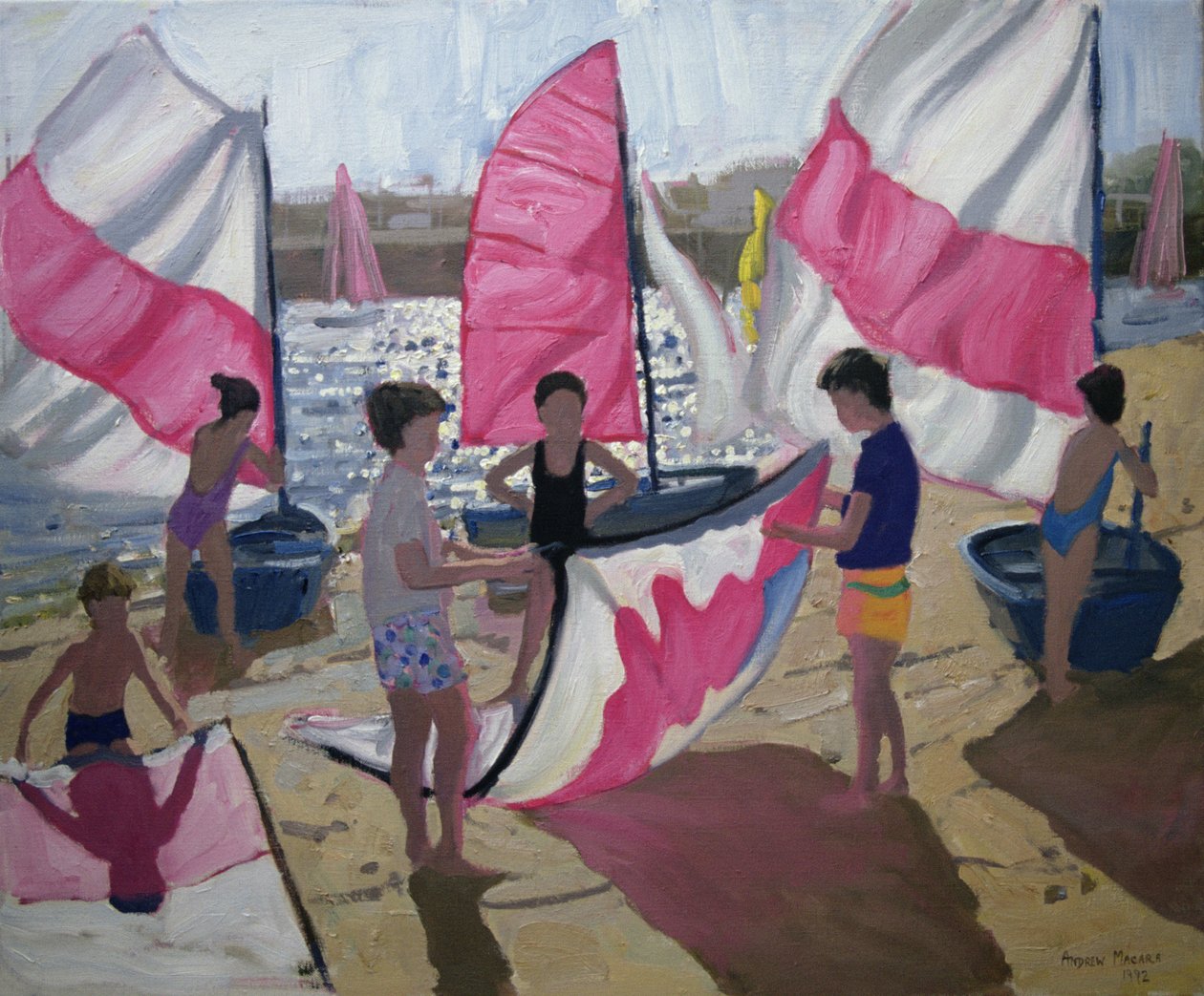 帆船，鲁瓦扬，法国，1992年 作者 安德鲁·马卡拉（Andrew Macara）