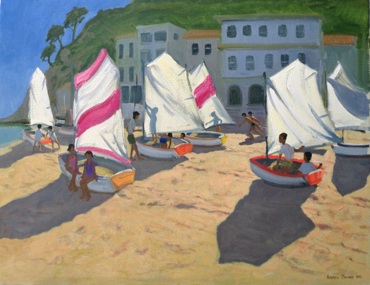 帆船，布拉瓦海岸，1999年 作者 安德鲁·马卡拉（Andrew Macara）