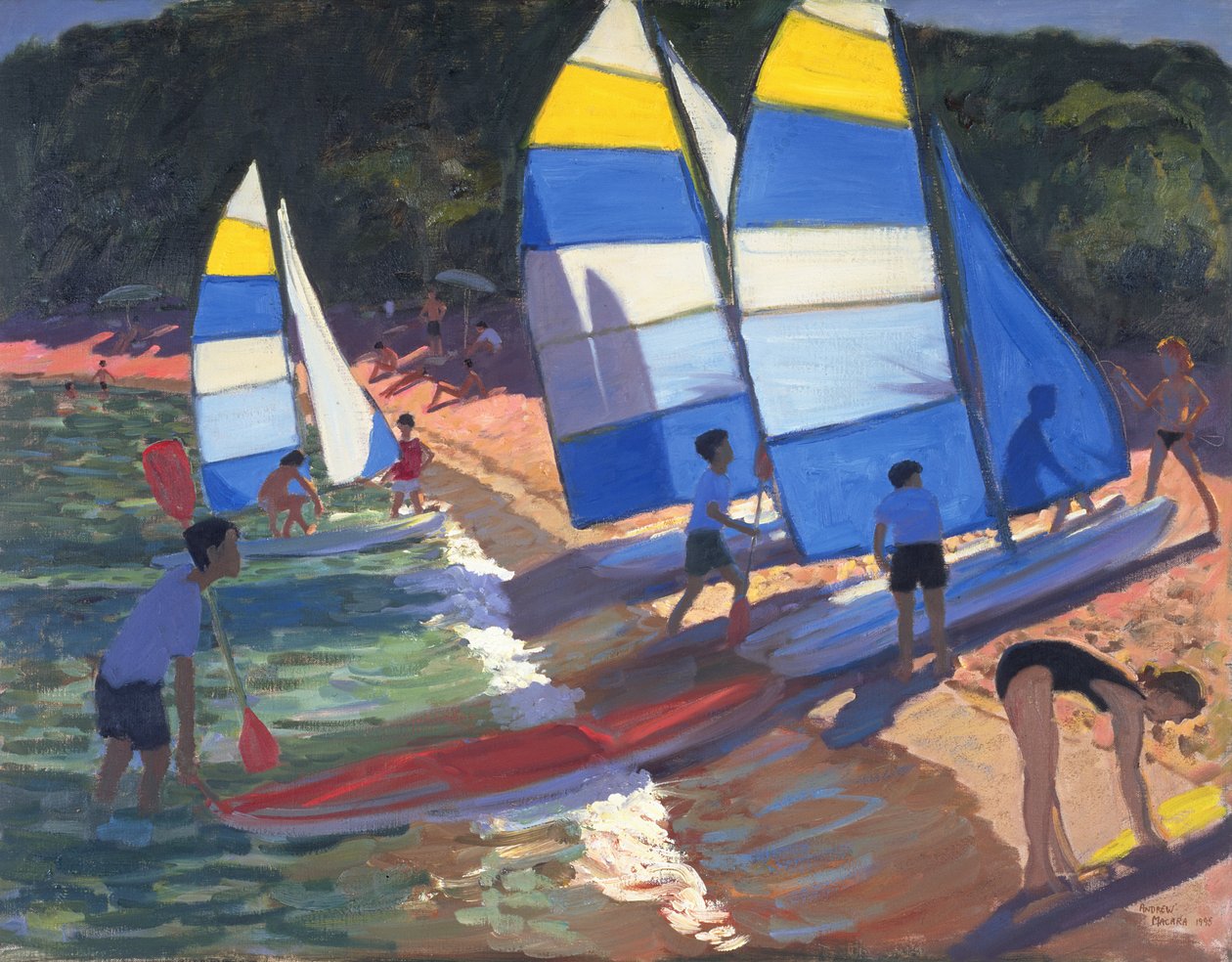 帆船，法国南部，1995年 作者 安德鲁·马卡拉（Andrew Macara）