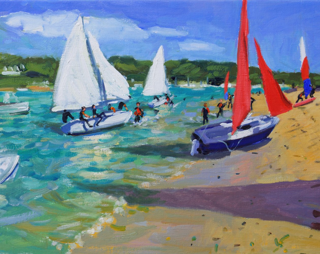帆船，Salcombe， 作者 安德鲁·马卡拉（Andrew Macara）