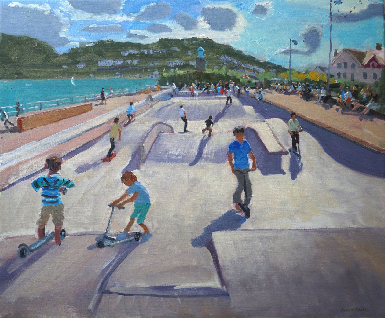 滑板运动员，Teignmouth，2012 作者 安德鲁·马卡拉（Andrew Macara）