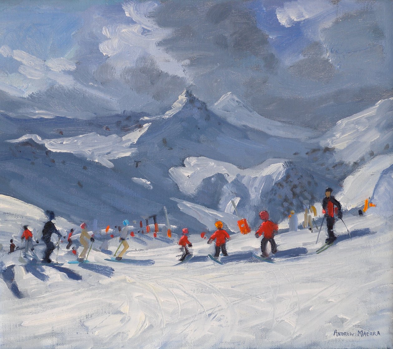 滑雪学校，蒂涅，2009年 作者 安德鲁·马卡拉（Andrew Macara）
