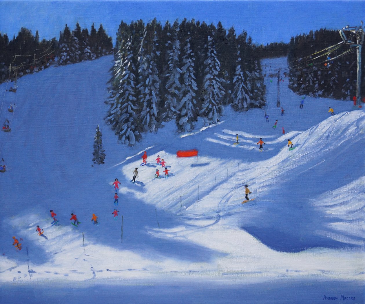 滑雪学校，Morzine，2014 作者 安德鲁·马卡拉（Andrew Macara）