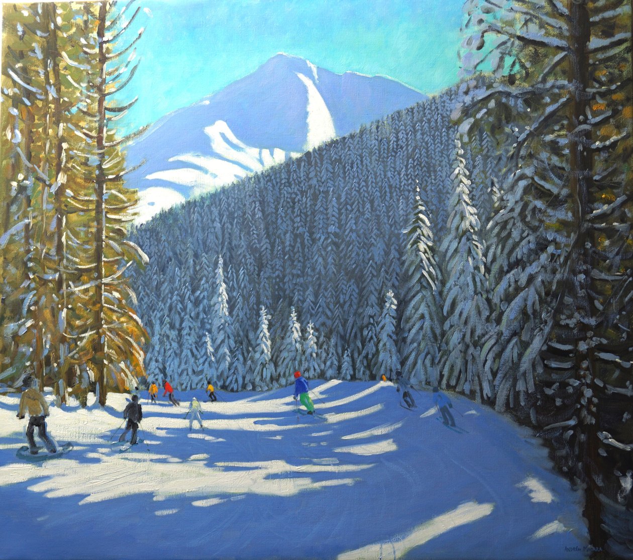 滑雪，Beauregard La Clusaz，2012 作者 安德鲁·马卡拉（Andrew Macara）