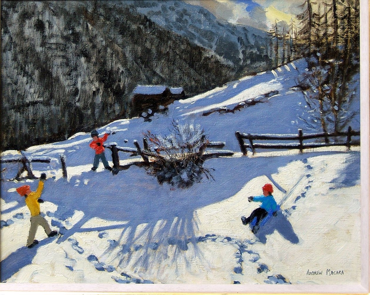 Snowballers，采尔马特 作者 安德鲁·马卡拉（Andrew Macara）