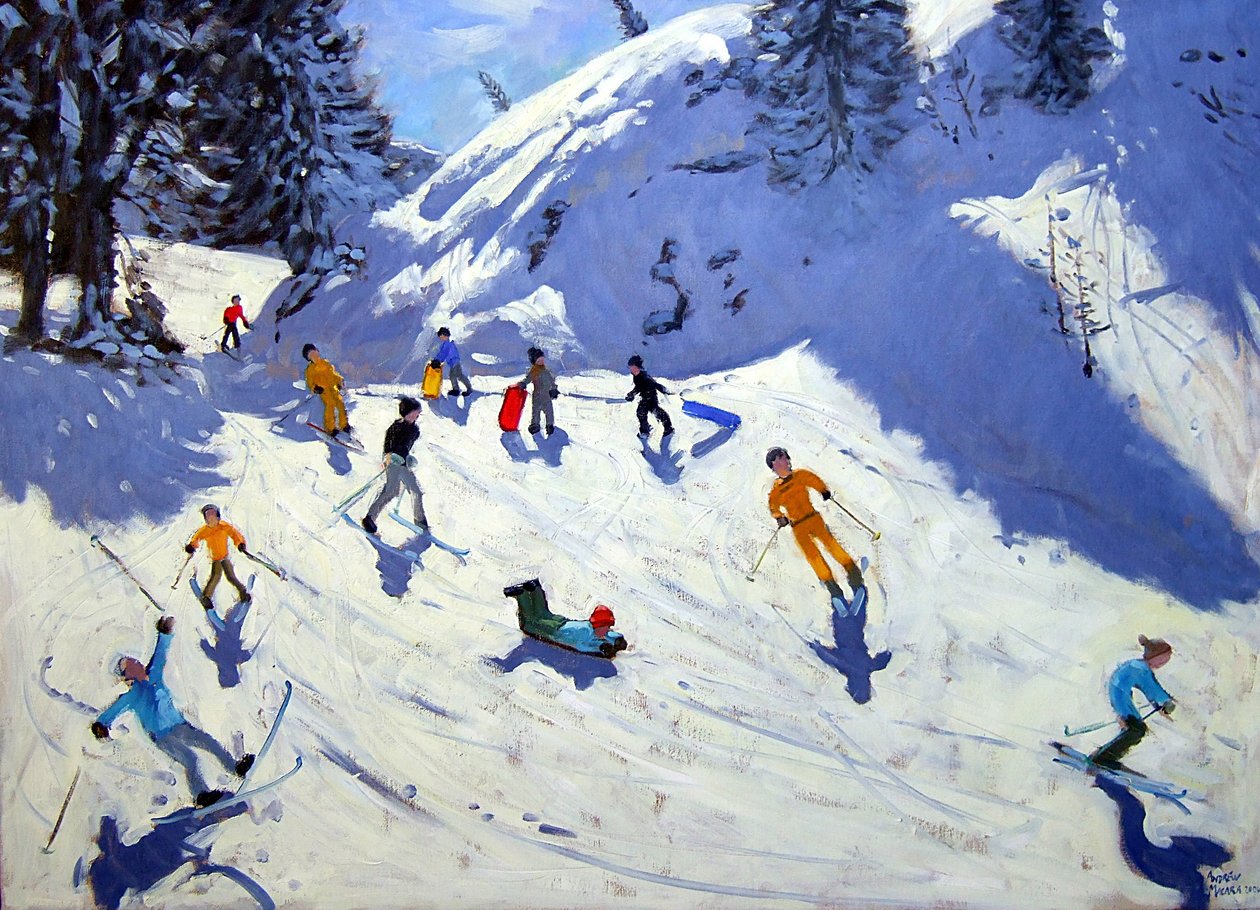 The Gully，Belle Plagne，2004 作者 安德鲁·马卡拉（Andrew Macara）