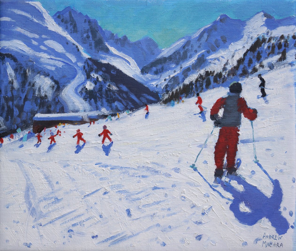 滑雪教练，Mottaret， 作者 安德鲁·马卡拉（Andrew Macara）