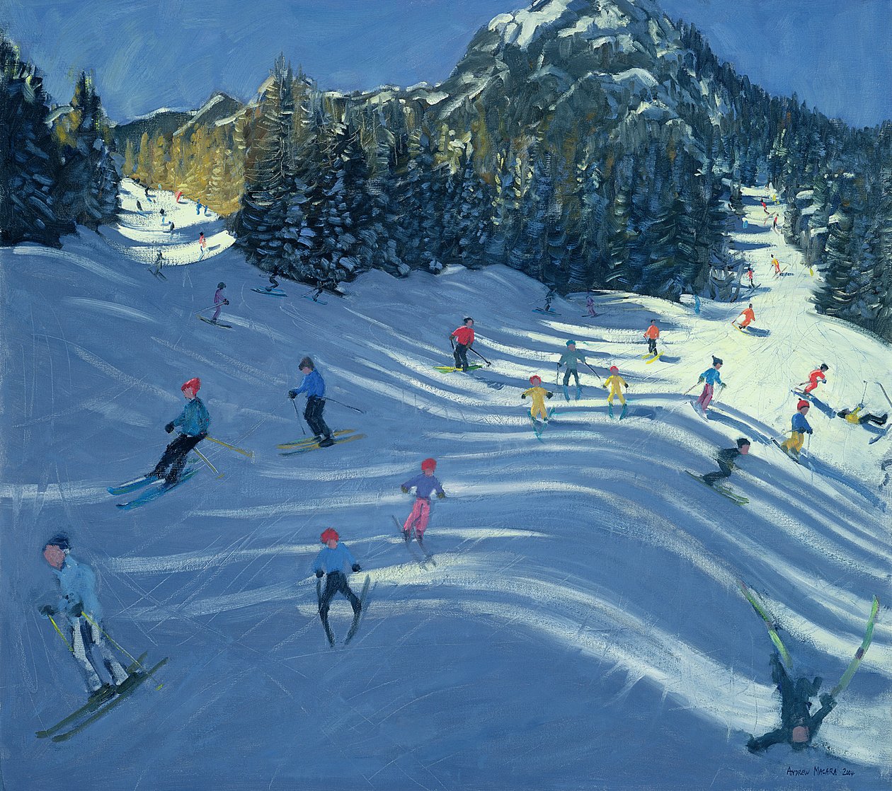 两个滑雪坡，2004年 作者 安德鲁·马卡拉（Andrew Macara）