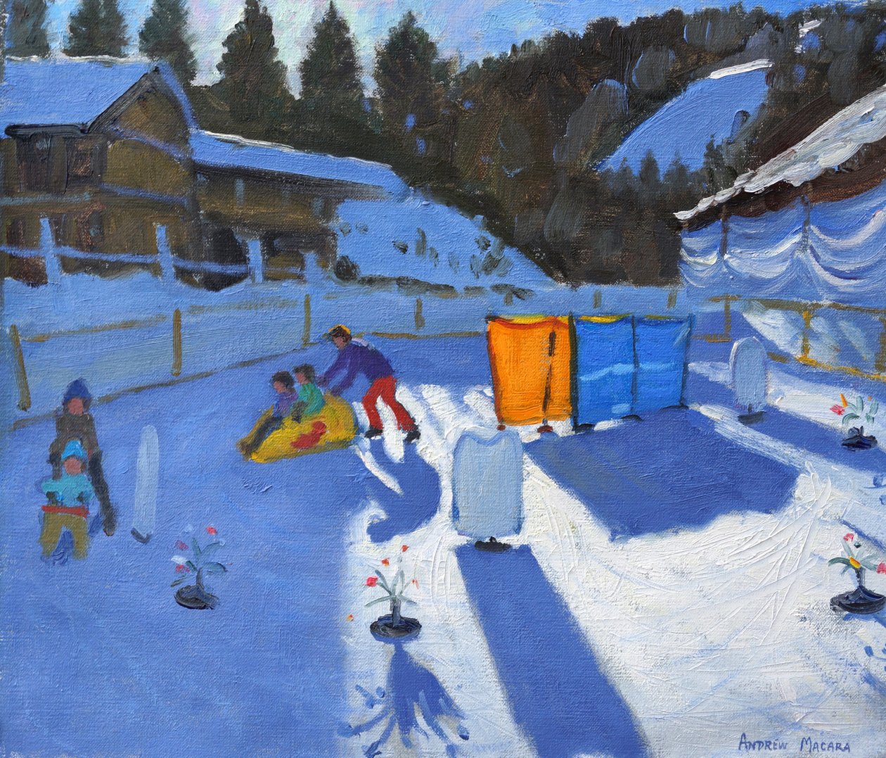儿童溜冰场，Clusaz，2014， 作者 安德鲁·马卡拉（Andrew Macara）