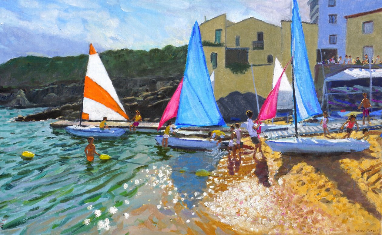 帆船学校，calella de palafrugall，costa brava，西班牙，2014， 作者 安德鲁·马卡拉（Andrew Macara）