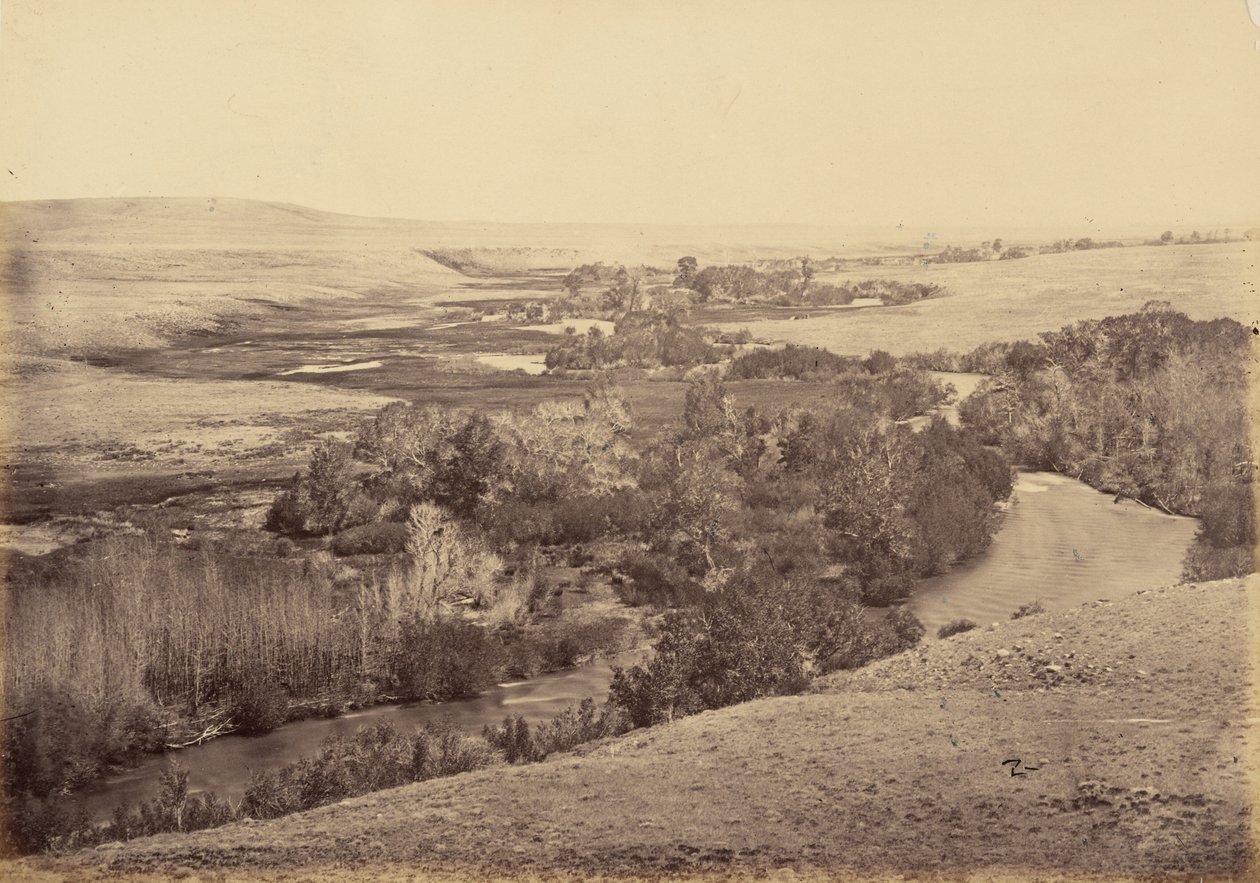 图版 18.小拉莱米河河谷，1869 年（照片） 作者 安德鲁·约瑟夫·拉塞尔