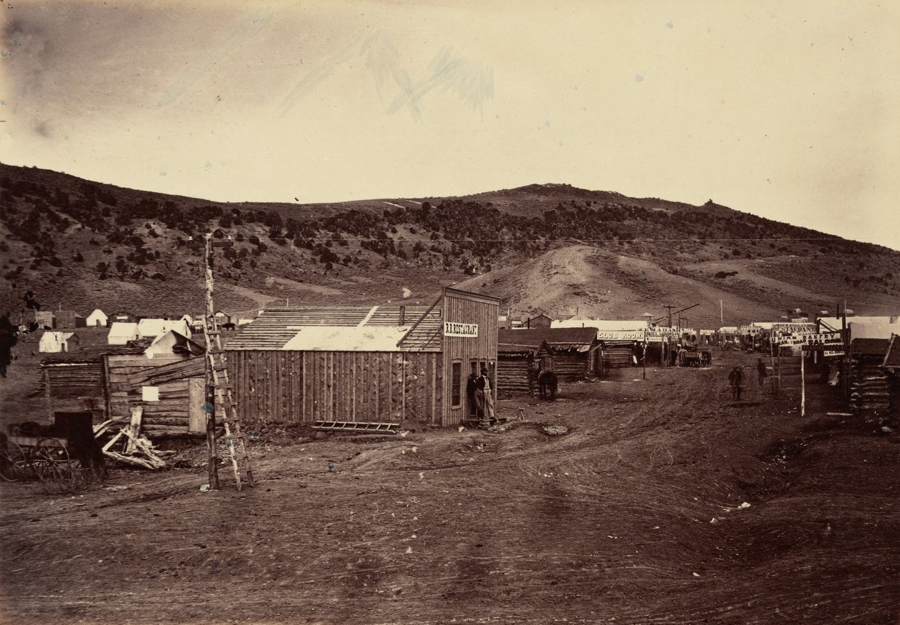 图版 29.熊河市，靠近煤田，1869 年（照片） 作者 安德鲁·约瑟夫·拉塞尔