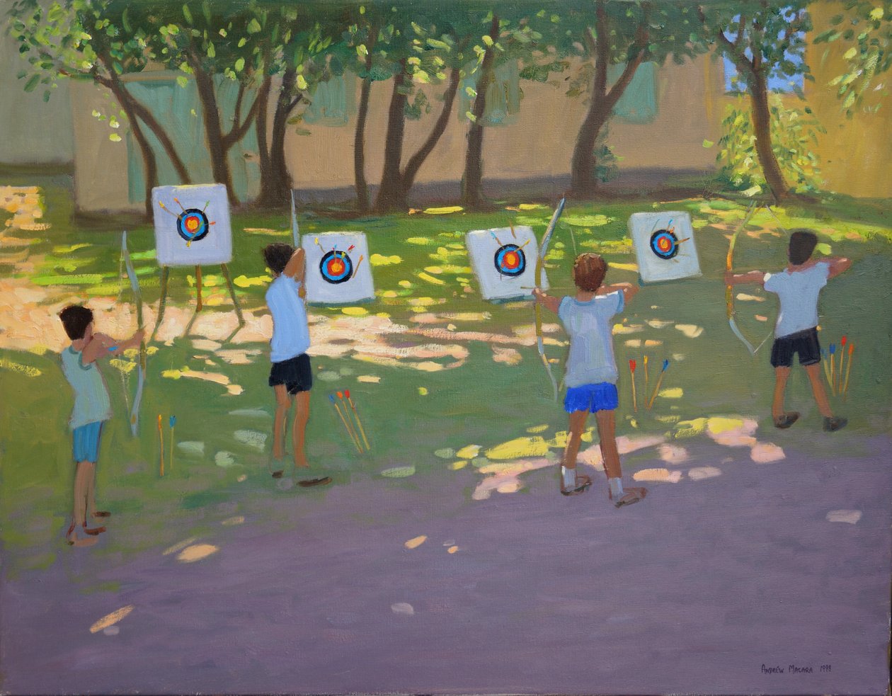 射箭练习，法国 作者 安德鲁·马卡拉（Andrew Macara）
